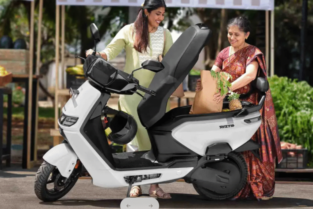 Ather Rizta 2025 large boot space for family use