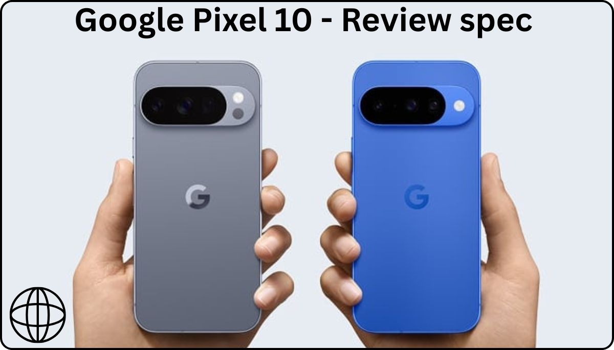 Google Pixel 10 front and back design