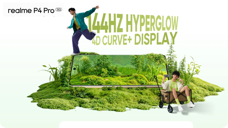 Realme P4 Pro 5G 6.9-inch AMOLED display 144Hz refresh rate
