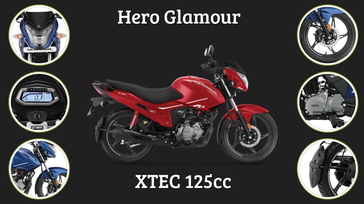 हीरो ग्लैमर XTEC LED हेडलैम्प