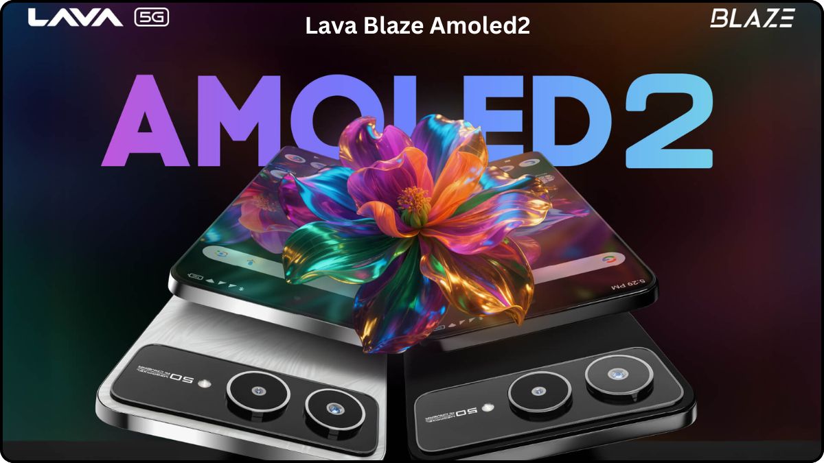 Lava Blaze AMOLED 2 Front View with AMOLED Display