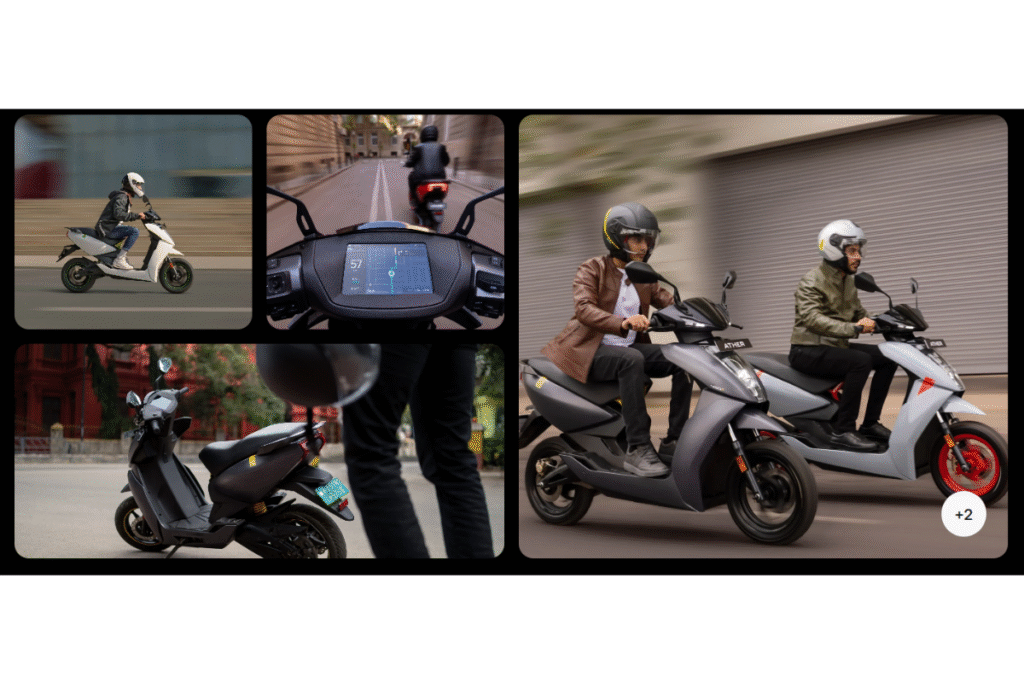 Ather 450 Scooter Disc Brakes and Safety Features