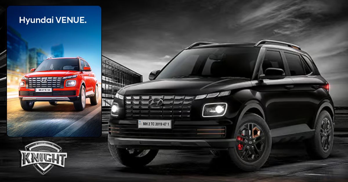 Hyundai Venue 2025 Knight Edition Front View