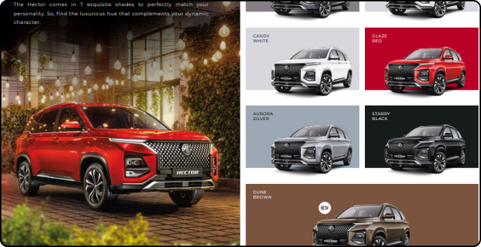 MG Hector 2025 Price and Variants List